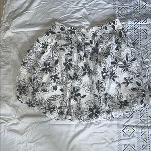 Ashley Taylor Black and White Bubble Mini Skirt